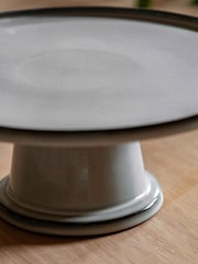 Gallery Home Grey Reactive Glaze Cake Stand - Image 2 of 4