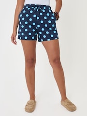 Threadbare Blue Pull On Jersey Shorts - Image 2 of 5