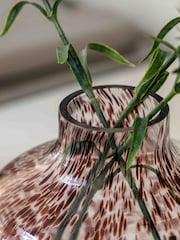 Gallery Home Brown Glass Confetti Vase - Image 3 of 4