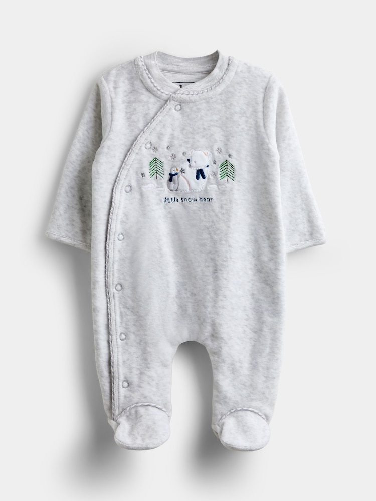 Jojo Maman Bébé Snow Bear All In One - Image 1 of 5