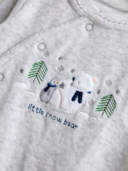 Jojo Maman Bébé Snow Bear All In One - Image 3 of 5