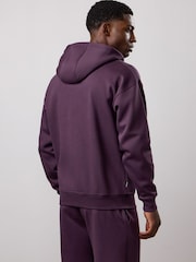 Violetinė - Gym King Fundamental Fleece Linear Full Zip Hoodie - 2 paveikslėlis iš 4