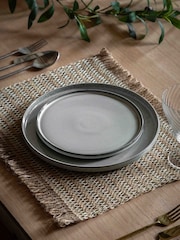 Gallery Home Grey Reactive Glaze Side Plate - Image 1 of 5