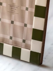 Gallery Home Green Checkered Photo Frame - Image 4 of 6