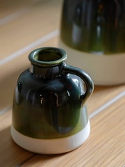 Gallery Home Set of 3 Green Glaze Bud Vases - Image 3 of 4