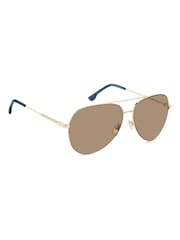 Victoria Beckham Gold Pilot Sunglasses - Image 4 of 6