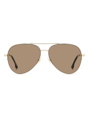 Victoria Beckham Gold Pilot Sunglasses - Image 6 of 6
