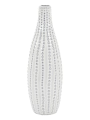Gallery Home Grey Tall Ceramic Beaded Vase - Image 4 of 4