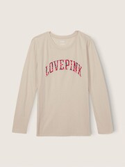 Victoria's Secret PINK Vanilla Bean Everyday Long Sleeve Crew Tee - Image 4 of 4