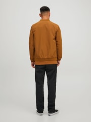 Jack & Jones Brown Bomber Jacket - Image 3 of 5