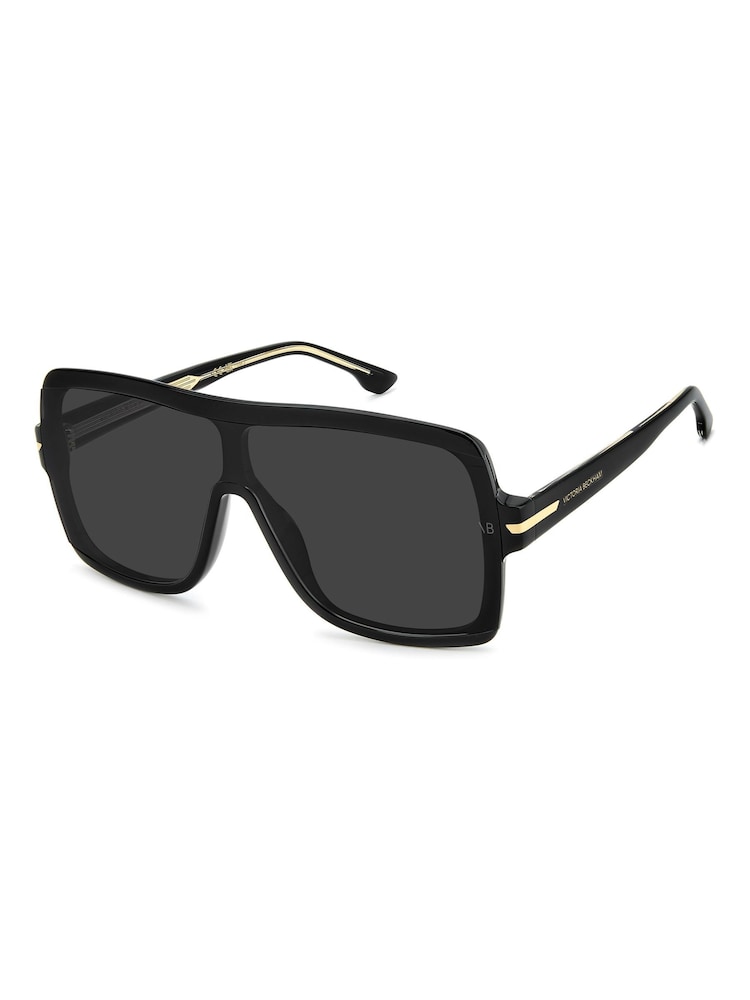 Victoria Beckham Black Mask-style Sunglasses - Image 1 of 6 Victoria Beckham Black Mask-style Sunglasses - Image 1 of 6