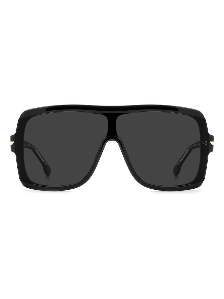 Victoria Beckham Black Mask-style Sunglasses - Image 6 of 6 Victoria Beckham Black Mask-style Sunglasses - Image 6 of 6
