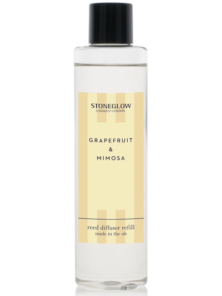 Stoneglow Clear Modern Classics Grapefruit and Mimosa Diffuser Refill 200ml - Image 1 of 1 Stoneglow Clear Modern Classics Grapefruit and Mimosa Diffuser Refill 200ml - Image 1 of 1