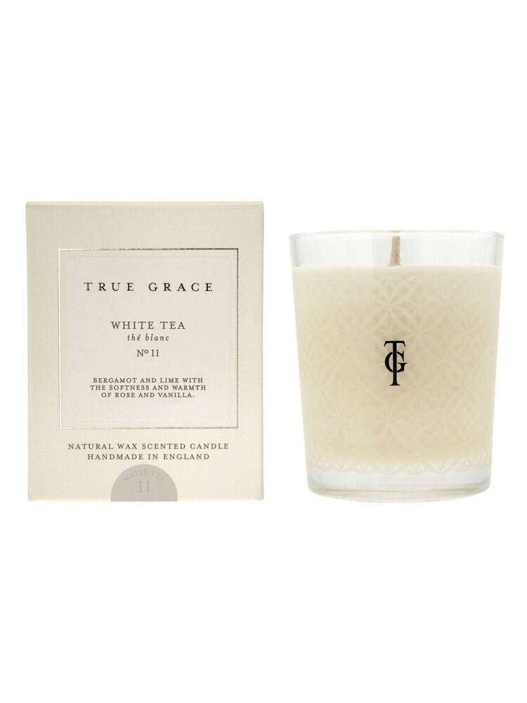 True Grace Clear Classic Scented Candle White Tea - Image 1 of 1