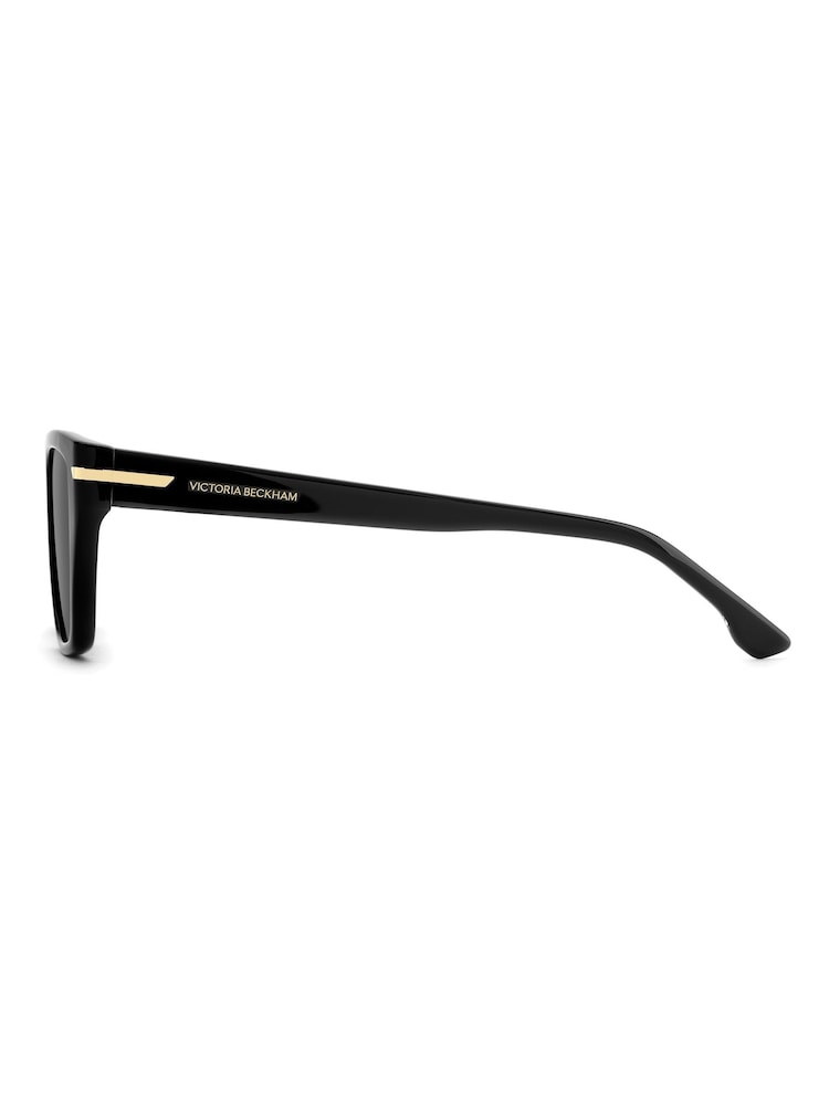 Victoria Beckham Black Rectangular Sunglasses - Image 2 of 5 Victoria Beckham Black Rectangular Sunglasses - Image 2 of 5