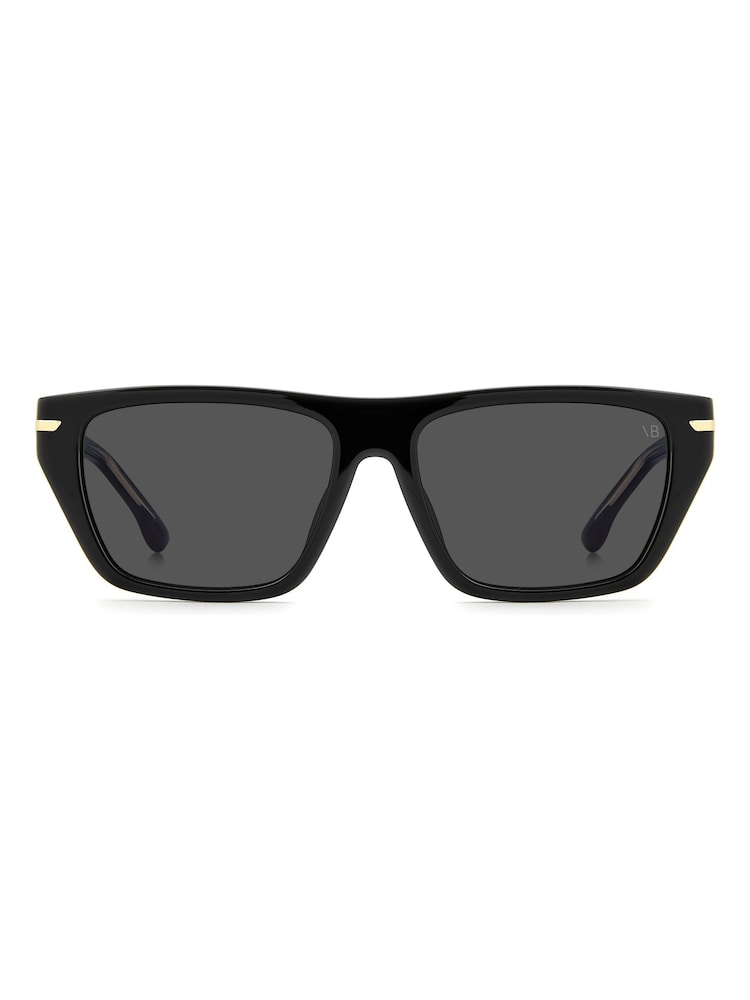 Victoria Beckham Black Rectangular Sunglasses - Image 5 of 5 Victoria Beckham Black Rectangular Sunglasses - Image 5 of 5