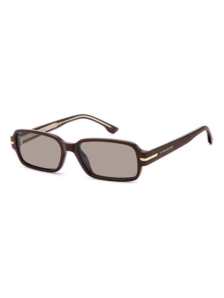 Victoria Beckham Red Rectangular Sunglasses - Image 1 of 5 Victoria Beckham Red Rectangular Sunglasses - Image 1 of 5