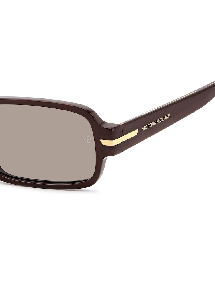 Victoria Beckham Red Rectangular Sunglasses - Image 2 of 5 Victoria Beckham Red Rectangular Sunglasses - Image 2 of 5