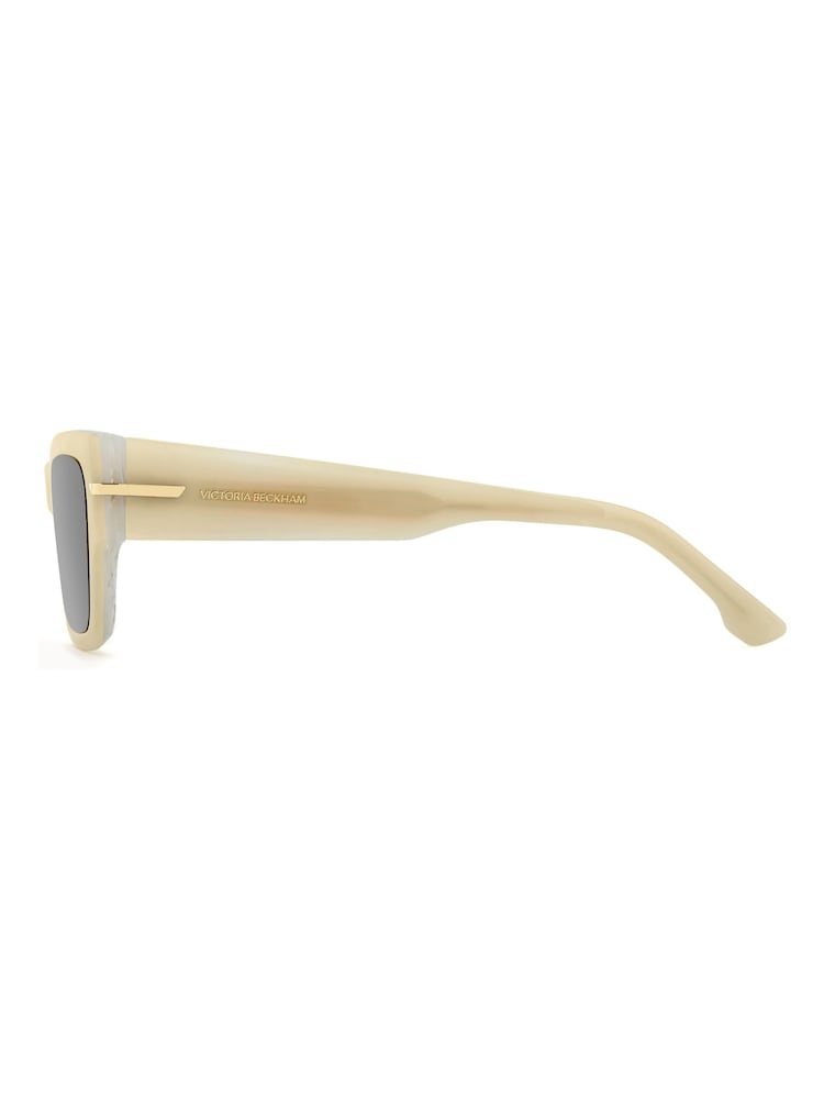 Victoria Beckham White Square Sunglasses - Image 2 of 5 Victoria Beckham White Square Sunglasses - Image 2 of 5