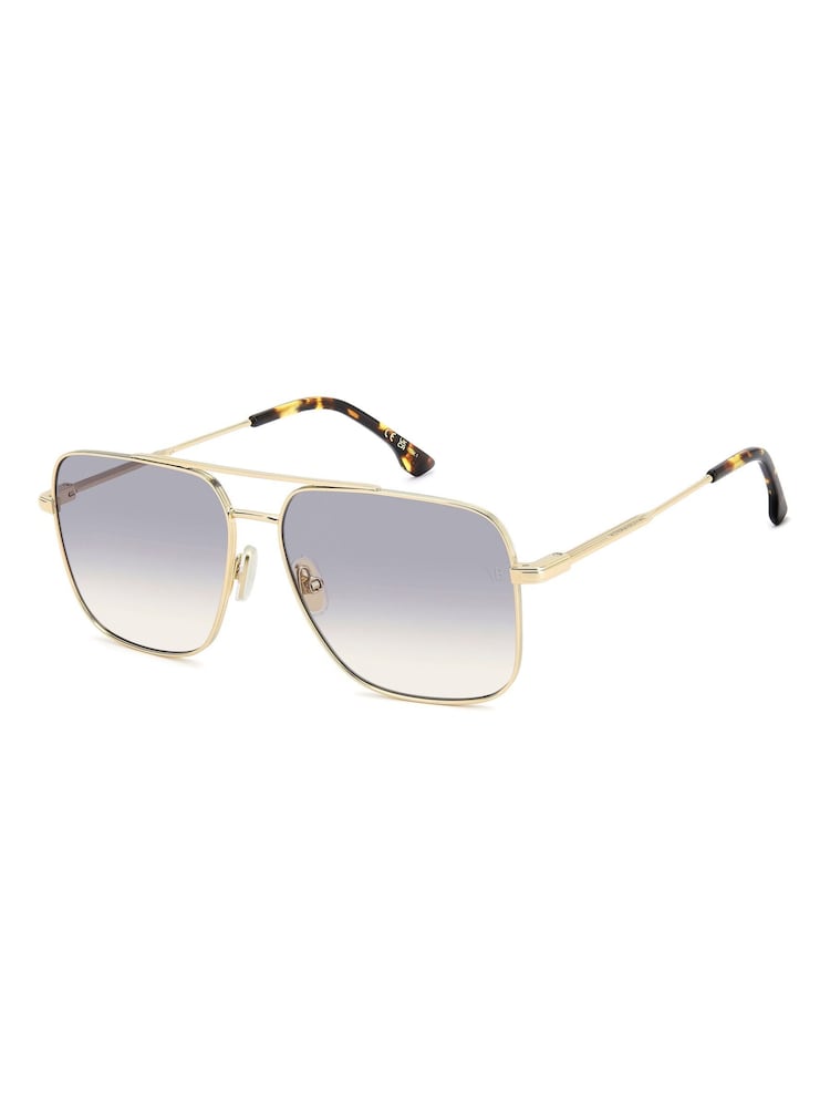 Victoria Beckham Gold Navigator Sunglasses - Image 1 of 5 Victoria Beckham Gold Navigator Sunglasses - Image 1 of 5