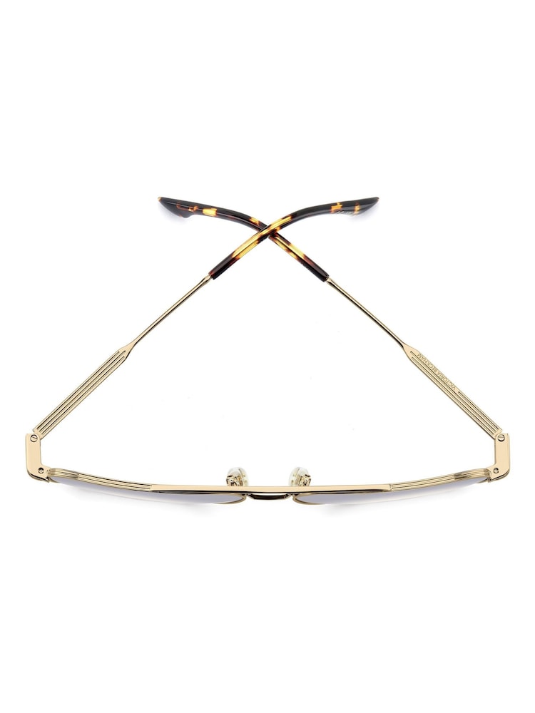 Victoria Beckham Gold Navigator Sunglasses - Image 2 of 5 Victoria Beckham Gold Navigator Sunglasses - Image 2 of 5