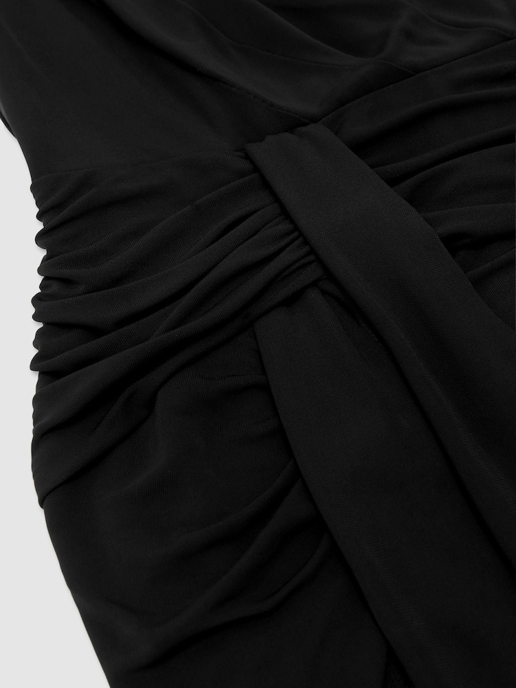 Reiss Inara Draped High-Neck Sleeveless Maxi Dress - Image 7 de 7 Reiss Inara Draped High-Neck Sleeveless Maxi Dress - Image 7 de 7