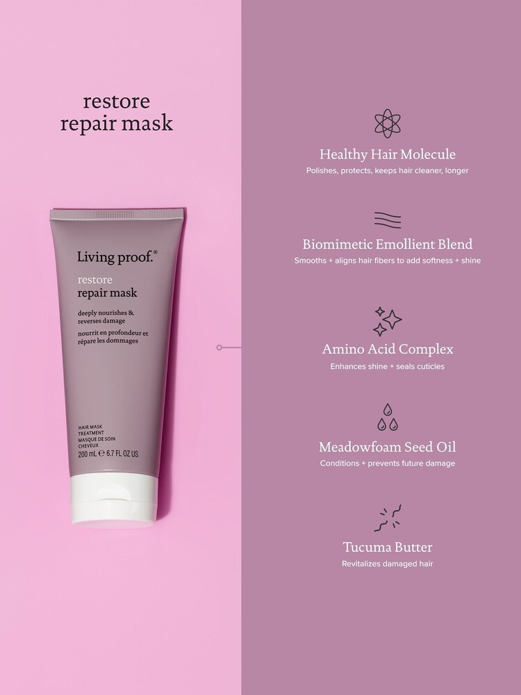Living Proof Restore Repair Mask 200ml - Image 5 of 5