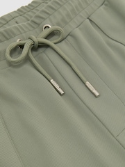 Reiss Sage Green Crescent R-Flex Stretch-Twill Cuffed Joggers - Image 7 of 9