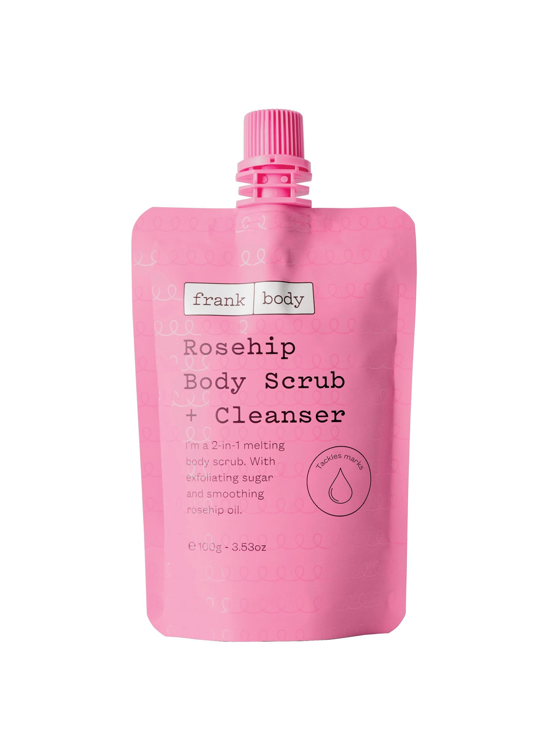 Frank Body Unisex Lavender Rosehip Body Scrub + Cleanser (On-The-Go) - Image 1