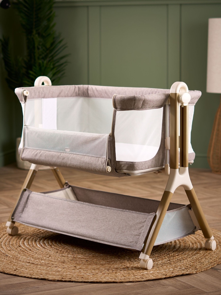 Obaby Nutmeg Cloud Bedside Crib - Image 2 of 6