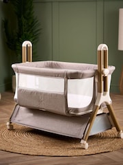 Obaby Nutmeg Cloud Bedside Crib - Image 3 of 6