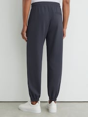 Reiss Airforce Blue Crescent R-Flex Stretch-Twill Cuffed Joggers - Image 5 of 9