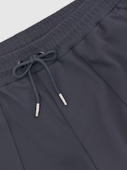 Reiss Airforce Blue Crescent R-Flex Stretch-Twill Cuffed Joggers - Image 9 of 9