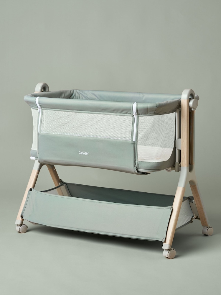 Obaby Sage Cloud Bedside Crib - Image 2 of 6