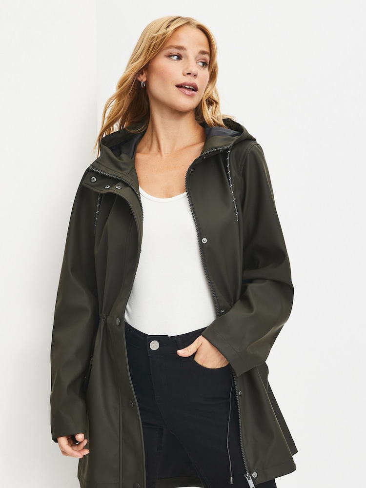 Vero Moda Schwarze Regenjacke Mit Kapuze Kaufe Sie Grün Vero Moda