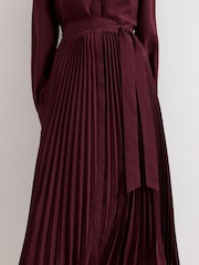 Phase Eight Red Ren Burgundy Dress - Image 5 of 7