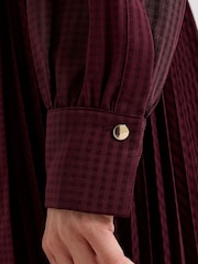 Phase Eight Red Ren Burgundy Dress - Image 6 of 7
