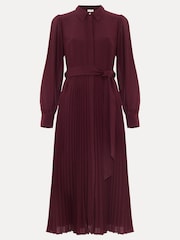 Phase Eight Red Ren Burgundy Dress - Image 7 of 7
