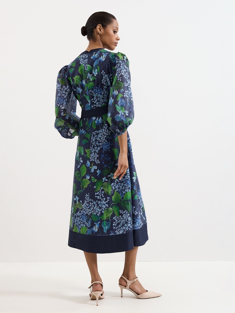Robe bleu marine Phase Eight Nixie - Image 2 sur 7