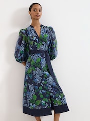 Robe bleu marine Phase Eight Nixie - Image 3 sur 7