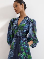 Robe bleu marine Phase Eight Nixie - Image 4 sur 7