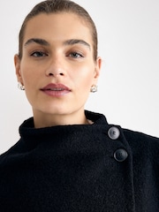 Schwarz - Phase Eight Jennifer Knit Coat - Bild 4 von 6
