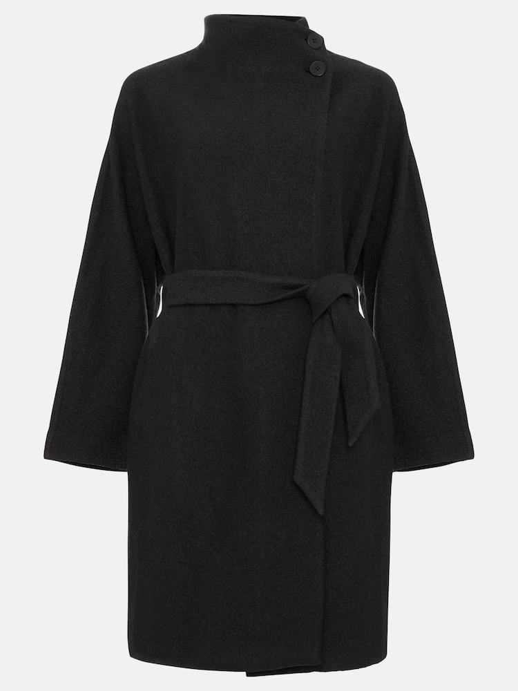 Schwarz - Phase Eight Jennifer Knit Coat - Bild 6 von 6