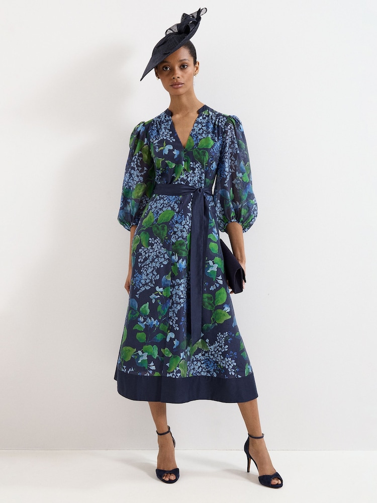 Phase Eight Blue Petite Nixie Navy Dress - Image 7 of 7 Phase Eight Blue Petite Nixie Navy Dress - Image 7 of 7