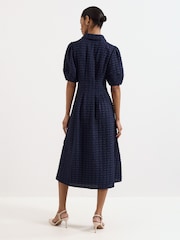 Phase Eight Blue Yasmine Dress - Image 2 of 7