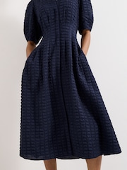 Phase Eight Blue Yasmine Dress - Image 5 of 7