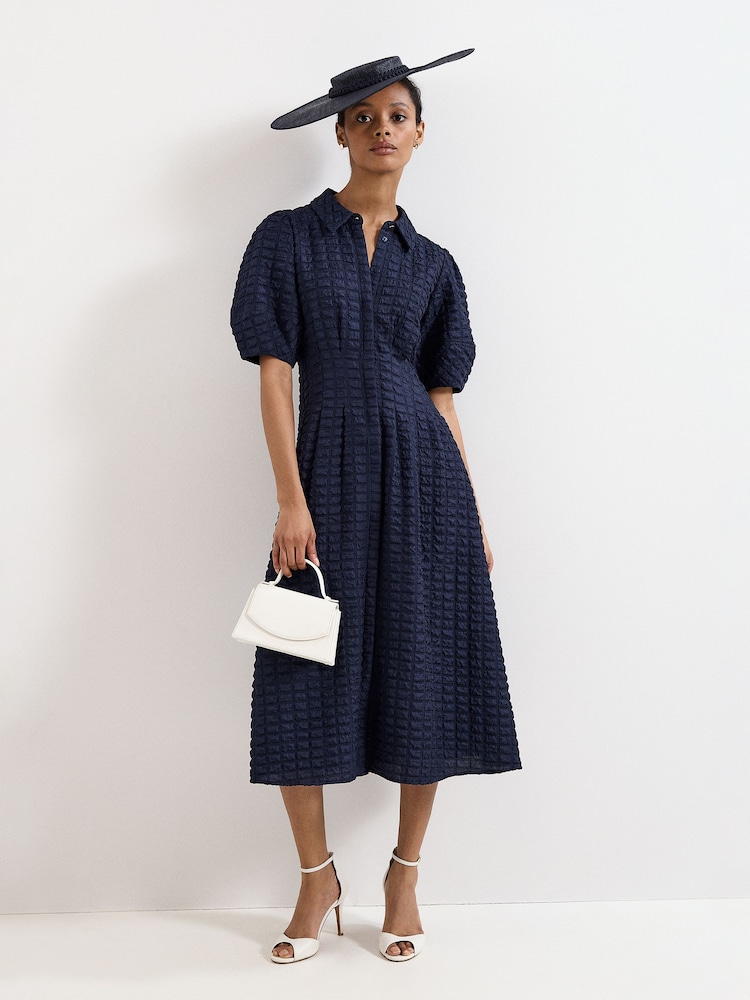 Phase Eight Blue Yasmine Dress - Image 7 of 7 Phase Eight Blue Yasmine Dress - Image 7 of 7