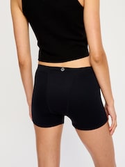 ModiBodi Black Period Soft Stretch Seamless Boyshort Super Knickers 3 Pack - Image 6 of 11