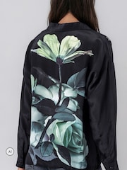 Grön - Religion Lauren – Stort blommigt tryck – Skjorta i enkel passform - Bild 6 av 8