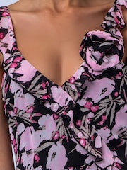 Religion Pink Ruffle Dream Maxi Occasion Dress  With Corsage - Image 8 of 8